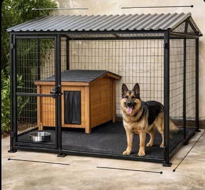 pet house, dog cat  heatproof cage, birds  iron steel wood cage  y