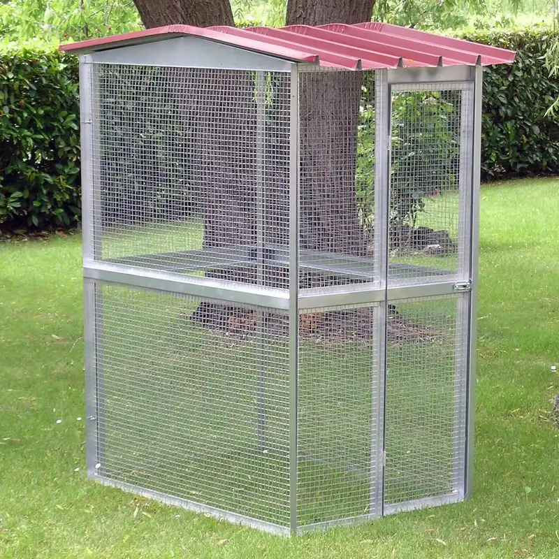 pet house, dog cat  heatproof cage, birds  iron steel wood cage  y — photo 8