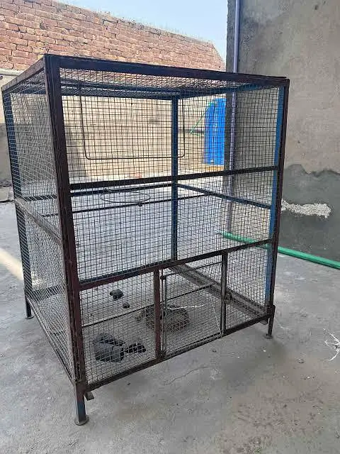 pet house, dog cat  heatproof cage, birds  iron steel wood cage  y — photo 9