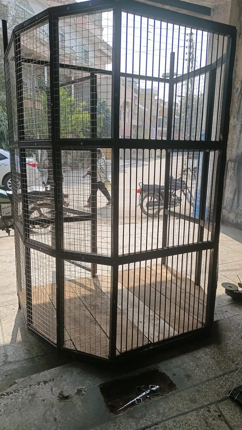 pet house, dog cat  heatproof cage, birds  iron steel wood cage  y — photo 10