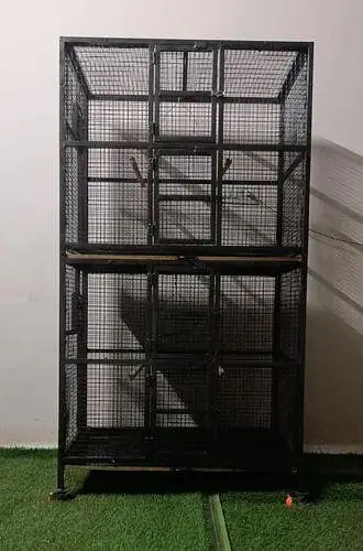 pet house, dog cat  heatproof cage, birds  iron steel wood cage  y — photo 12