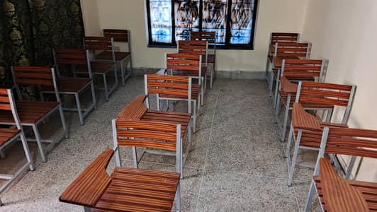 chairs and table for school