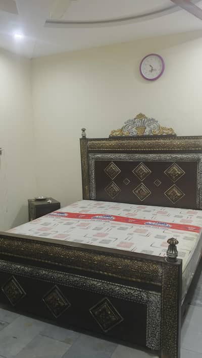 Bed with side tables and dressing table for sale