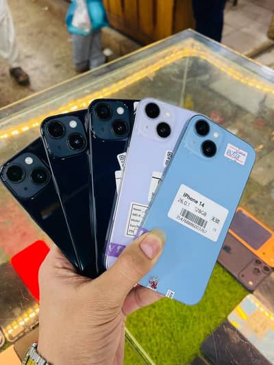 Iphone 14 in all colours as u want only lena wla msg kre