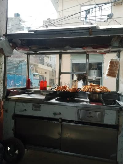 food cart steel frame fully