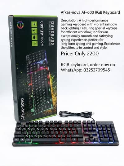 afkas-nova Af-600 RGB keyboard