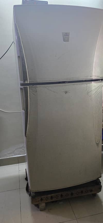 fully working fridge + freezer for sale