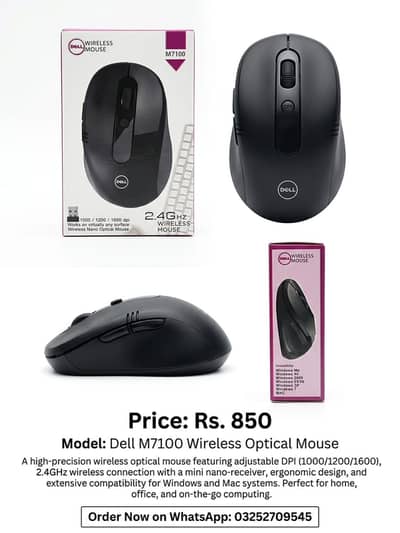 Dell M7100 wireless optical  mouse