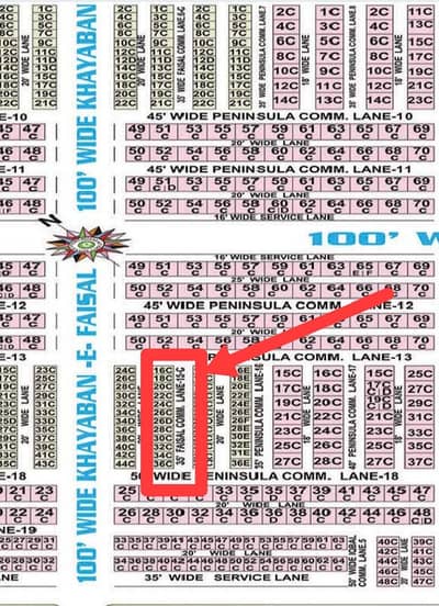 Best Location For Apartment project. 35 feet wide Road Behind Main KHYBAN E FAYSAL. . . . . (FAYSAL St 15c ) Best FOR Investor Builder.