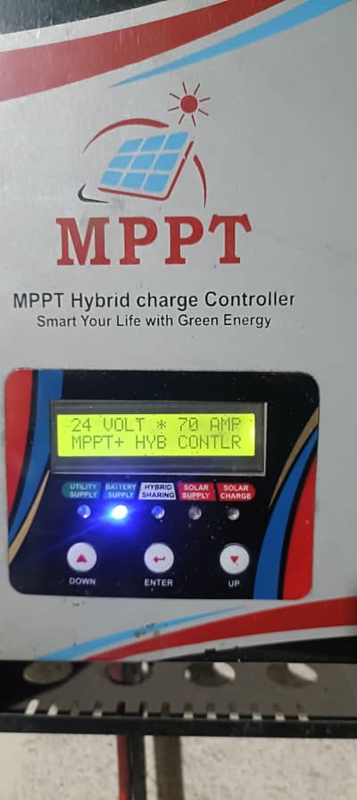 Hybrid MPPT (12V/24V).  75A