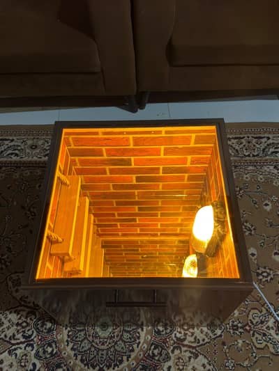 Infinity Mirror LED Table - Light-Up Centrepiece