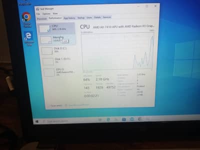 HP Desktop Computer AMD A8 | 6GB RAM | Windows 10 | Good Condition