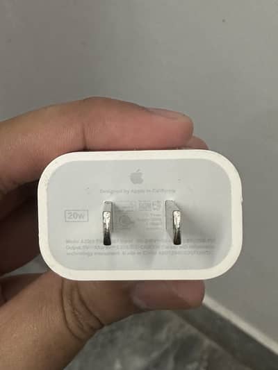 Apple 20W Type C Adapter Two Pin