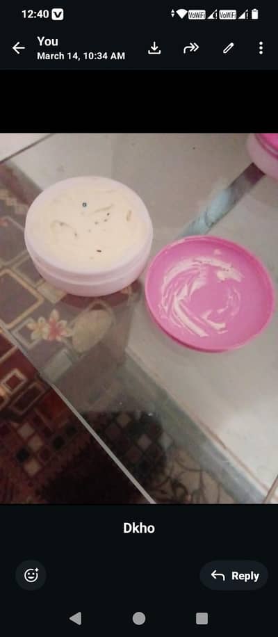 night cream hand and feet and face 800rupice