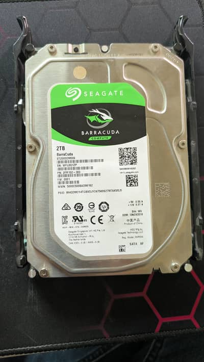 Seagate Barracuda, 7200 RPM, 100 health