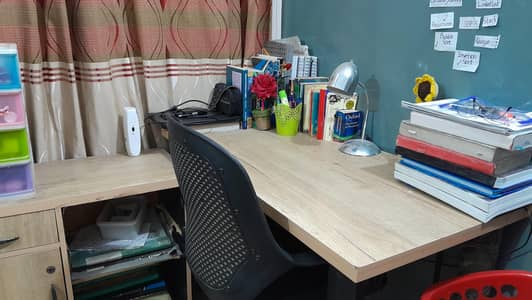 study tables, office tables, office chair, l shape table