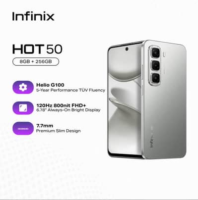 Infinix Hot 50 Pro - PTA Approved - Used Like New