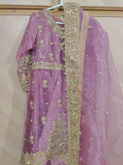 Organza embroidered Tale frok