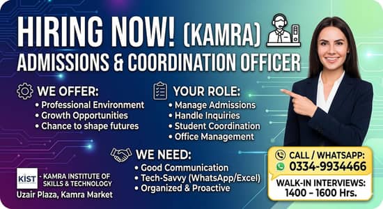 Admission AND coordination Officer