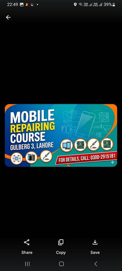 mobiles reparing sekhen 6 months course