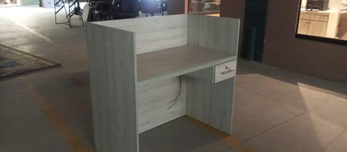 Workstation Table 3*3.5 Plywood White Color