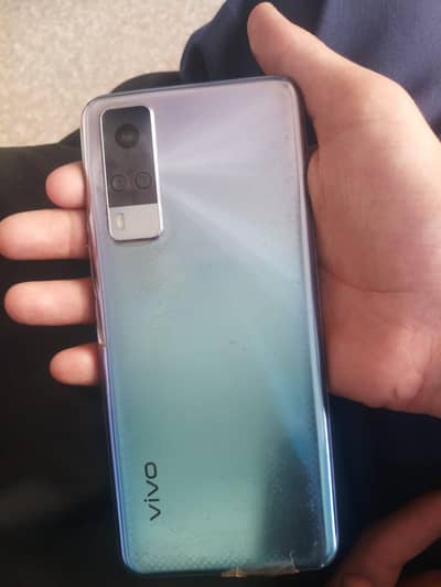 Vivo y51s 8gb ram 128gb memory with box and charger