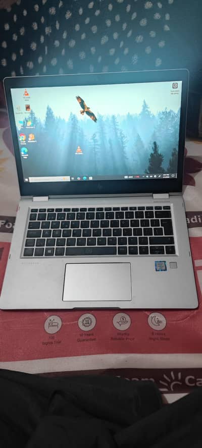 hp cori5 7th generation loptop 360° touch