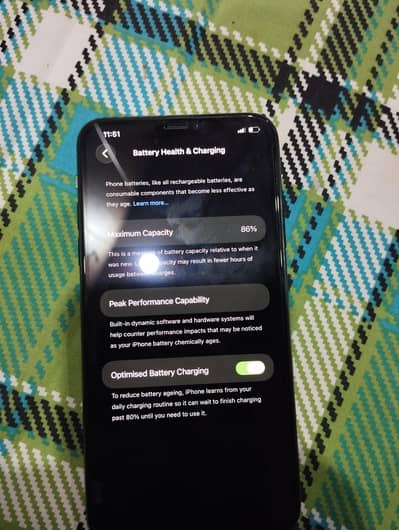 11proMax 256gb Dual SIM Pta approved battery 87