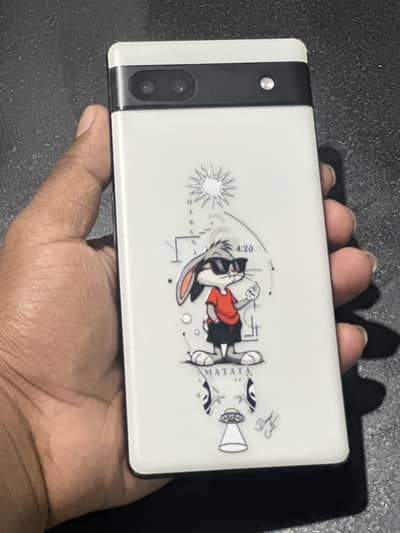 Google pixel 6a white colour