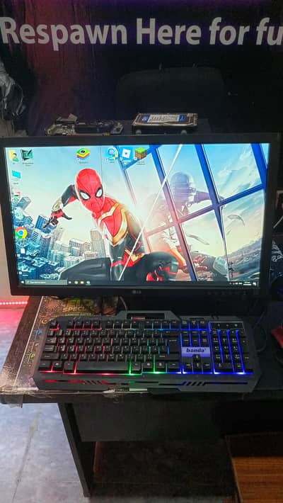 LG 24 Inch LED Monitor - Full HD 1080p - High Quality (Minor Line)