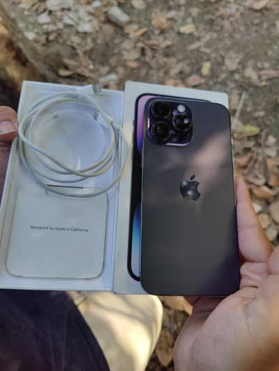 14 pro max 256jv 95Health With box Cable Waterpack