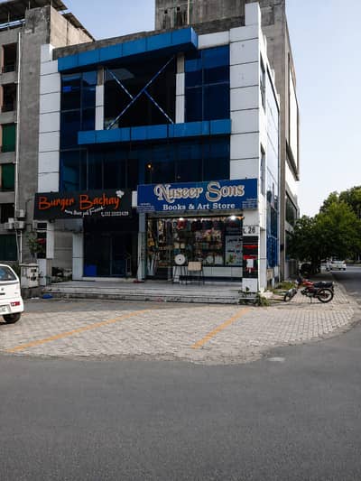 Corner 960 Sq Ft Commercial Building 3 Side Open For Sale In DHA Phase 8 Lahore.