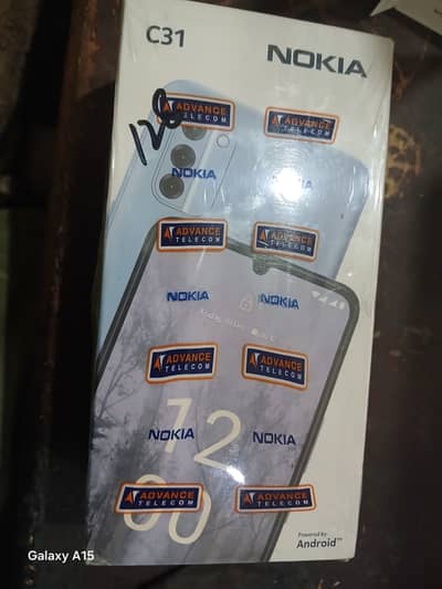 Nokia C31, 4GB RAM 128GB Memmory, Brand new. PTA APProved  Seal Packed