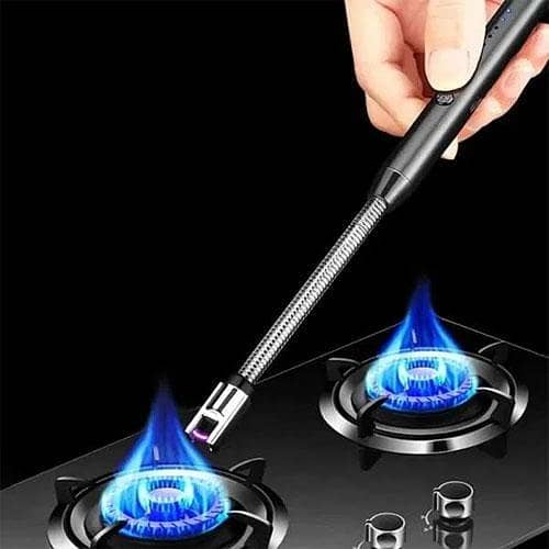 USB Rechargeable Flameless Arc Lighter Flexible and Windproof for Candles, Hiking, Camping, Kitchen, Fireplaces