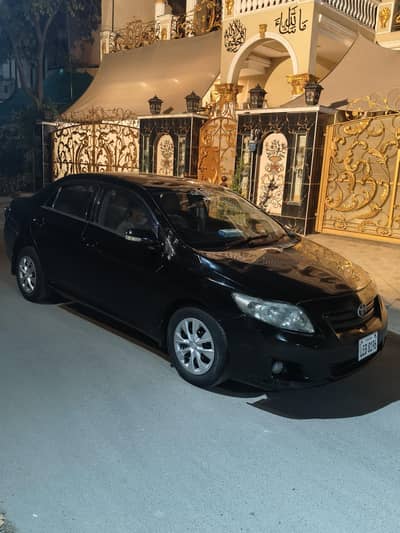 Toyota Corolla xli 2009 model Black colour