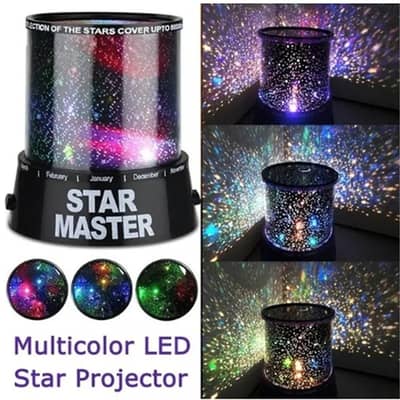 4 LED Moon Lamp Star Projection Night Light For Home Night Light for
