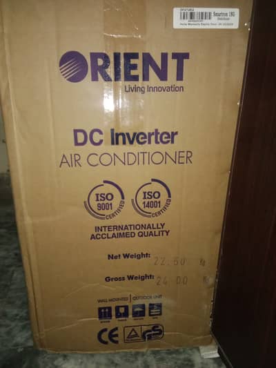 URGENT SALE – Orient DC Inverter AC 1.5 Ton (Cool & Heat)