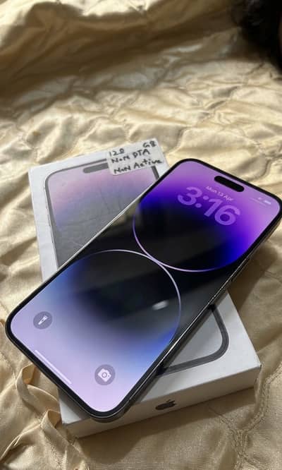 Iphone 14 pro max non pta 128gb Fu panel change 100% orignal