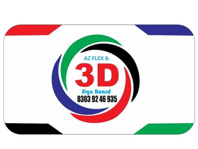 3D LED Sign Boards | Acrylic | Backlit | Flex & Vinyl Printing