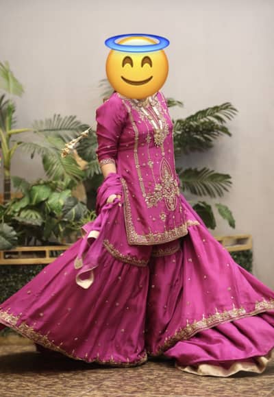 Tail Gharara Dress