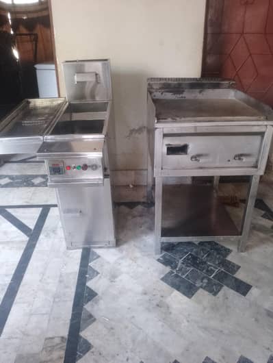 Fryer and hot plate  oven