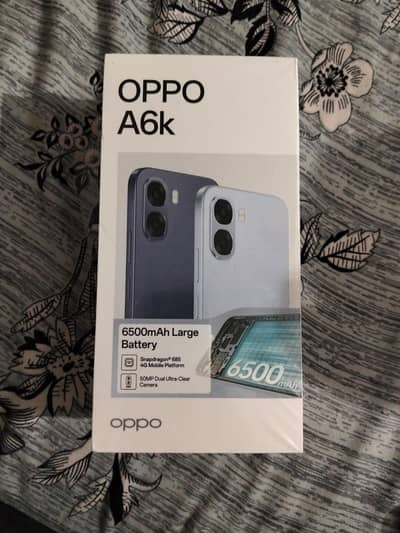 oppo A6k 6+6 128 all accessories complete 4 days use 03/24/94/67/83/6