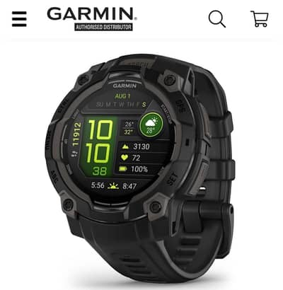 Garmin Instinct 3: 45mm Amoled Black color with black straps