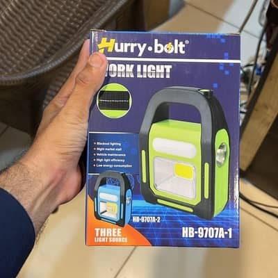 Hurry Bolt Emergency Rechargeable LED Light