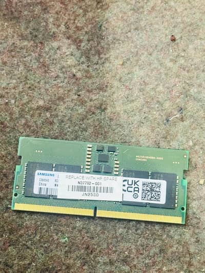 Samsung 8 gb RAM DDR5 Sodimm 5600mhz. Under one year warranty.