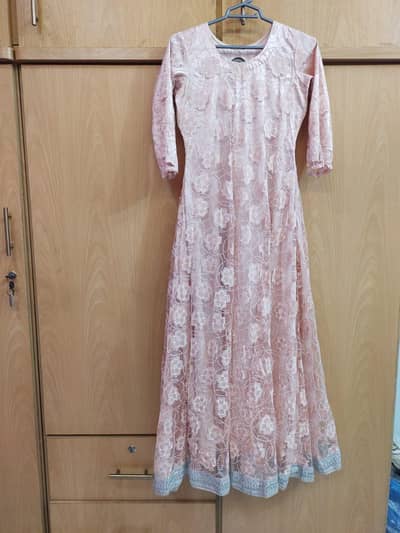 net maxi with dupatta  /used