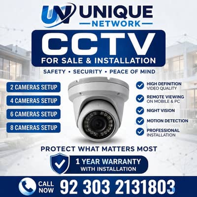 CCTV / DAHUA / HK VISION / IP CAMERA / WIRELESS CCTV / COLOUR VU