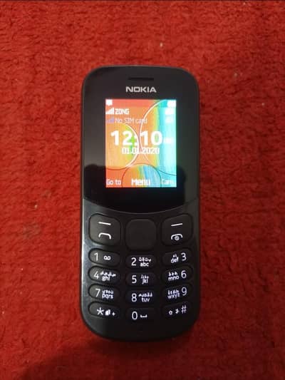 Nokia 130 with box original charger  and battery