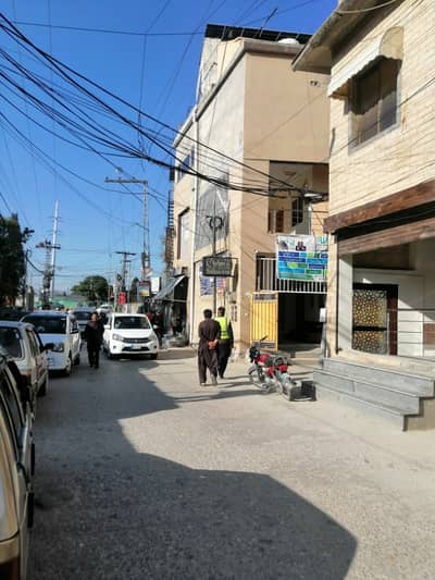 Commercial shop with basenent available for rent peshawar road