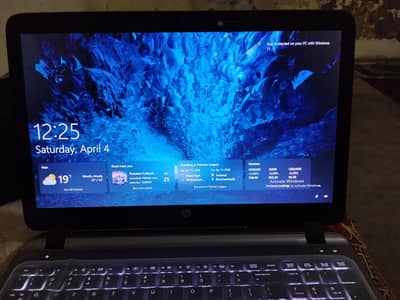 HP laptop fresh condition only 1 week used